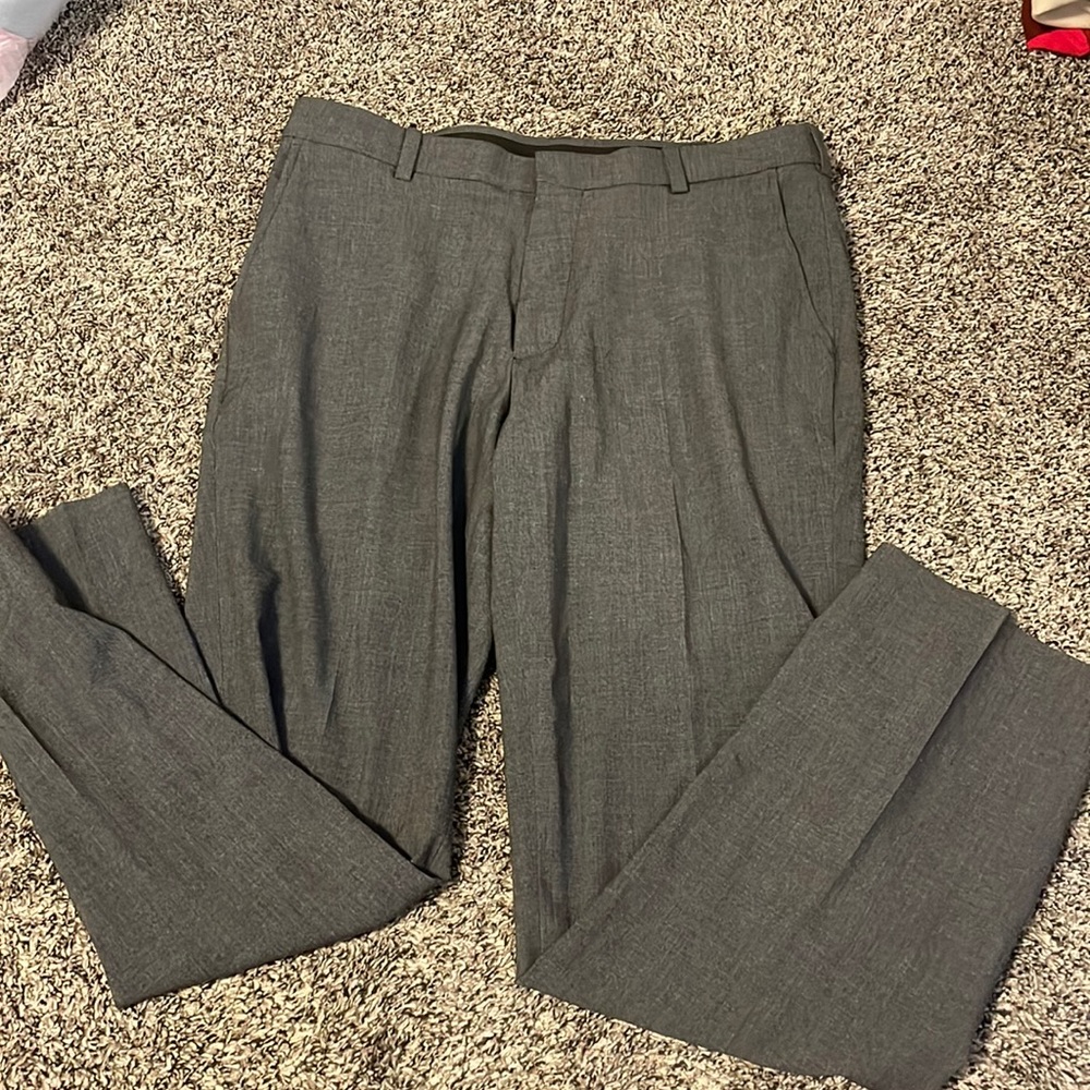 George 32x30 Mens dress pants. Heather gray. Brand new with tags